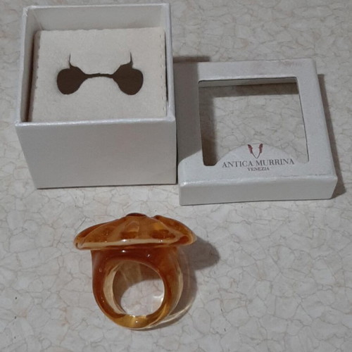 Antica Murrina Venezia ring brand new, rare piece, size 6 (52)
