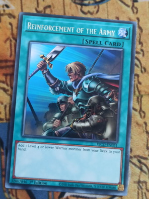 Reinforcement of the Army Spell Card σαν καινούργιο