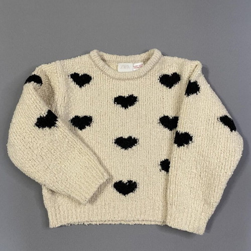 Zara pullover like new, beige, size 110 cm for 4-year-old girl