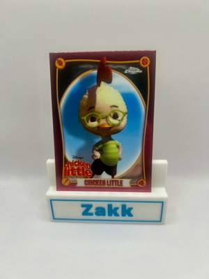 2025 Topps Chrome Disney Chicken Little Insert like new