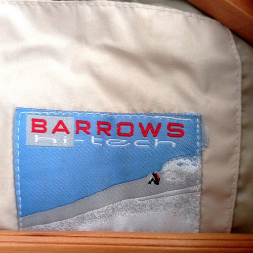 Barrows high-tech jacket white-gray new medium-large