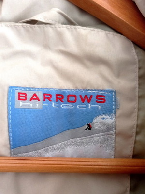 Barrows high-tech jacket white-gray new medium-large