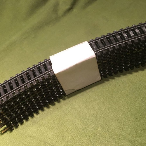 Jouef curved rails code 870 used, pack of 10, HO scale 1/87