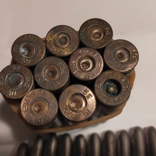 6.5x54mm Mannlicher-Schönauer Cartridge used, Greek EPK 1939