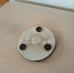 Handmade ceramic coaster like new