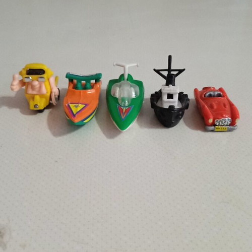 Kinder surprise vehicles like new, pack of 5 pieces