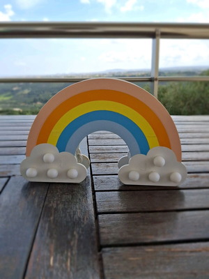 Decorative rainbow light like new