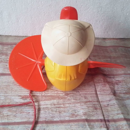 Vintage duck with paddle wings Playskool used 70s