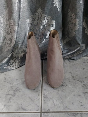 Zara women's ankle boots used, gray, size 39