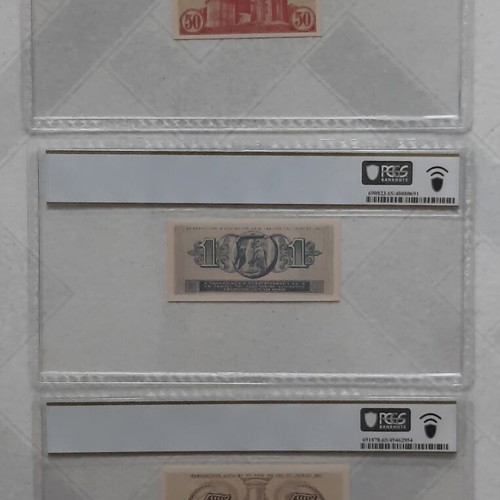Certified banknotes 3, June 18 1941, new