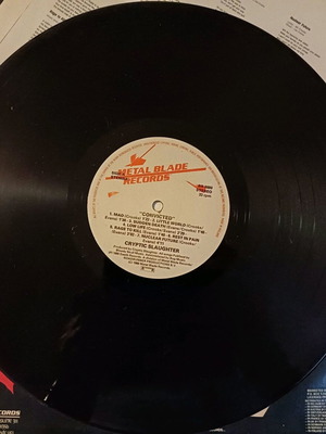 Cryptic Slaughter Convicted LP like new