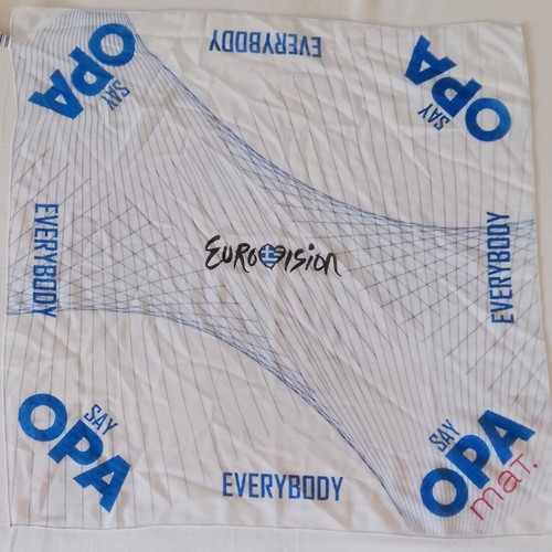 Eurovision 2010 Oslo Giorgos Alkaios CD and scarf like new