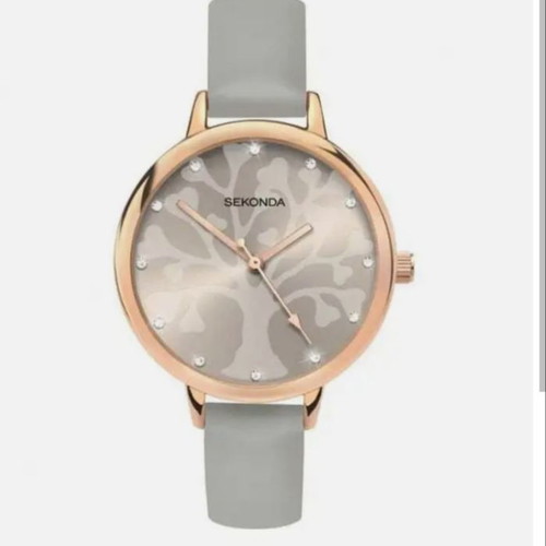 Sekonda tree of life women's watch used, gray with rhinestones