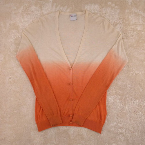 Red Valentino women's cardigan with beige-orange gradient