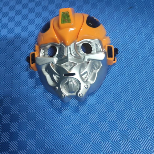 Bumblebee Transformers mask like new, plastic yellow and silver