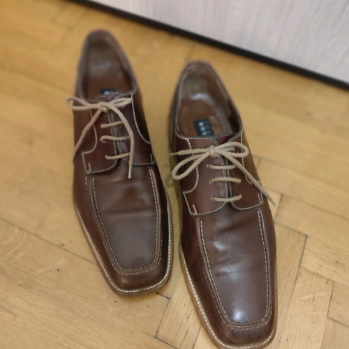 Fratelli Rossetti brown moccasins like new, leather