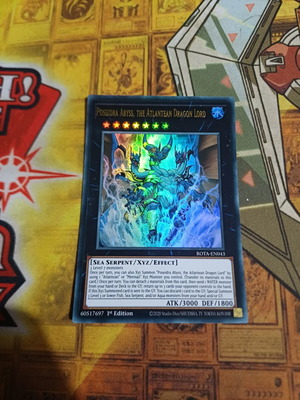 Poseidra Abyss The Atlantean Dragon Lord Yu-Gi-Oh! Card near mint
