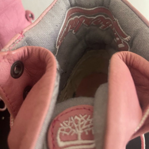 Timberland pink boots like new, size 37.5-38