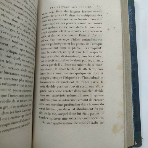 Philosophy Book Examen Philosophique sur le Beau et le Sublime 1823