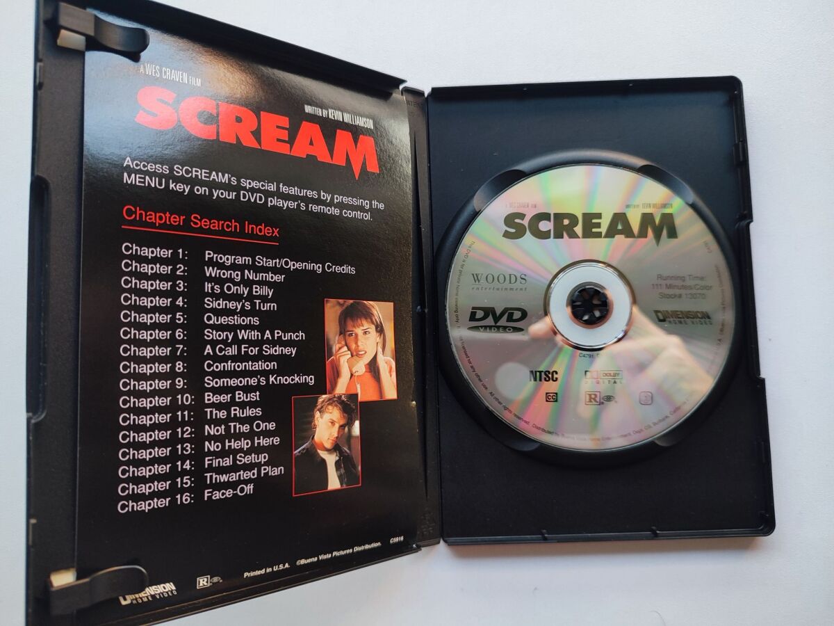 Scream 1 DVD like new, wide screen - € 14,99 - Vendora.cy
