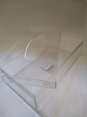 Transparent tissue box new