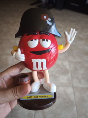 M&M's διανομέας καραμελών μεταχειρισμένος, αυθεντική συλλεκτική φιγούρα 16 εκ