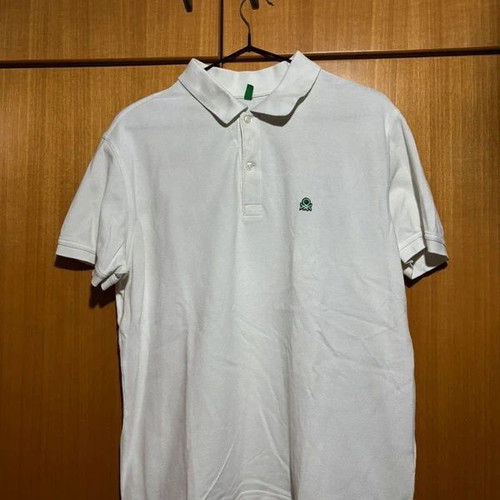 United Colors of Benetton polo T-shirt, white, size M