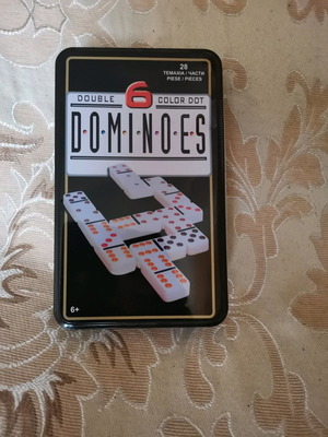 Domino double 6 used, color