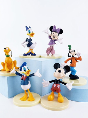 Mickey Mouse συλλεκτικές φιγούρες καινούργιες, πακέτο 6 τεμαχίων
