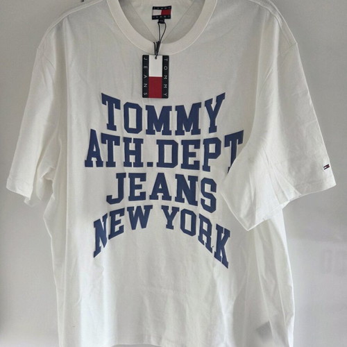 Tommy Hilfiger T-shirt, white, XXL, 100% cotton