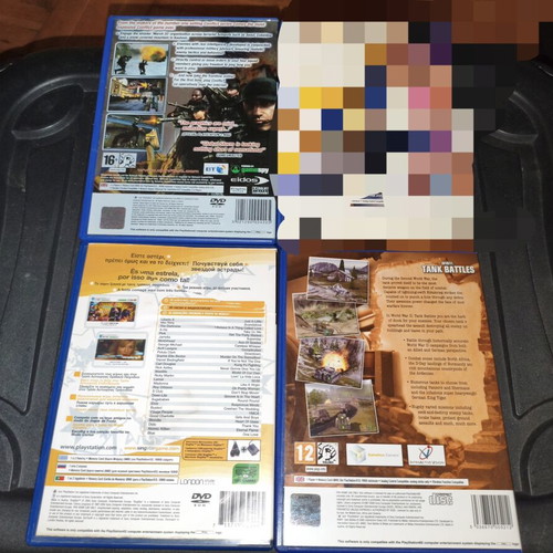 Conflict Global Storm PS2 game, Singstar PS2 game, WWII Tank Battles PS2 game