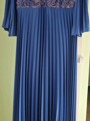 Evening dress like new, blue, size L / 40 / 12