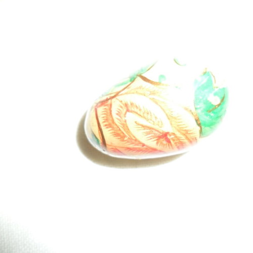 Papier Mache Miniature Eggs like new, set of 5, hand-painted