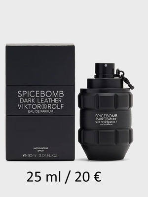 Spicebomb Dark Leather by Viktor & Rolf decant 25 ml new