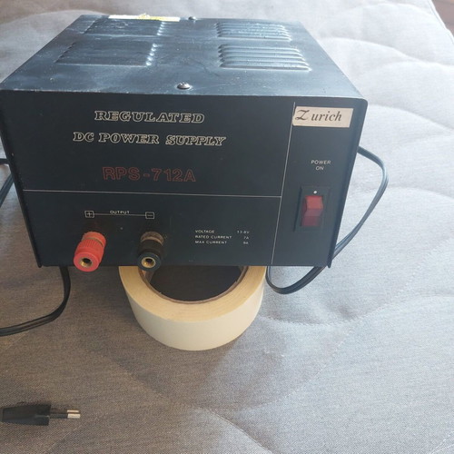RPS-712A Adjustable DC Power Supply used