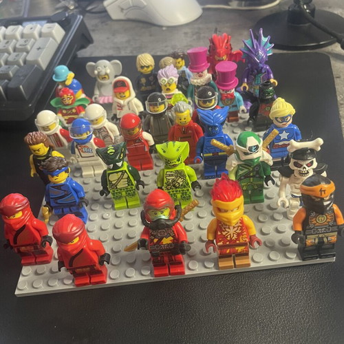 Lego Official Minifigure Collection with rare Ninjago figures