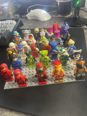 Lego Official Minifigure Collection with rare Ninjago figures