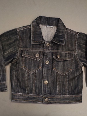 Blue Moon dark wash denim trucker jacket toddler, like new