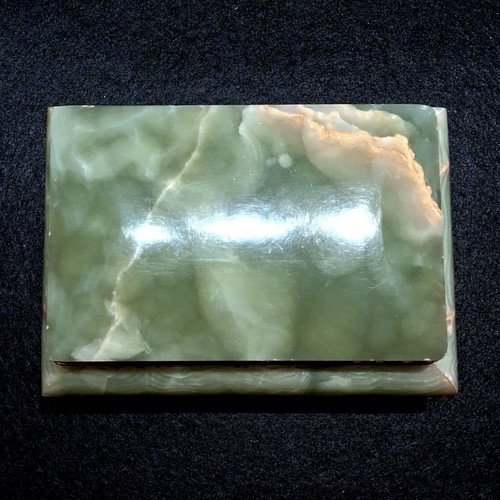 Vintage μπιζουτιέρα green onyx σαν καινούργιο