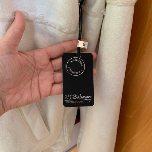 Mouton jacket coat new with soft fur lining