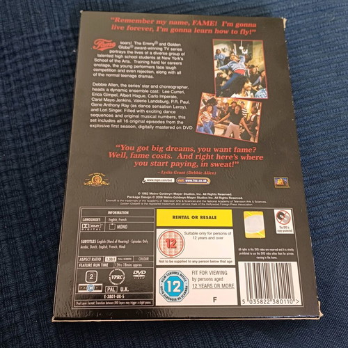 Fame Musical 4 DVD Σαν Καινούργιο, Πλήρης Πρώτη Σειρά Class of 1982