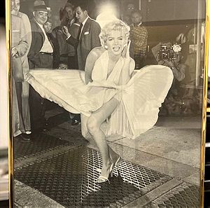 Vintage κορνίζα 80s Marilyn Monroe