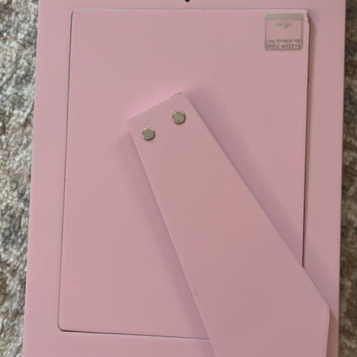Silver photo frame for girl