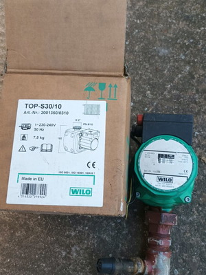 Wilo Top-S30/10 circulator pump used for heating
