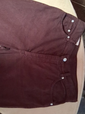 Sarah Pants nr 12 like new, high waist burgundy