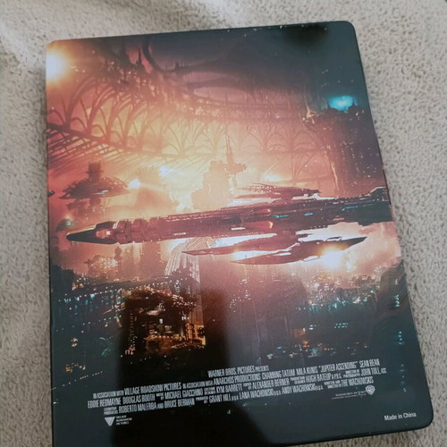 Jupiter Ascending Blu-Ray steelbook used, 2-disc set, very good condition