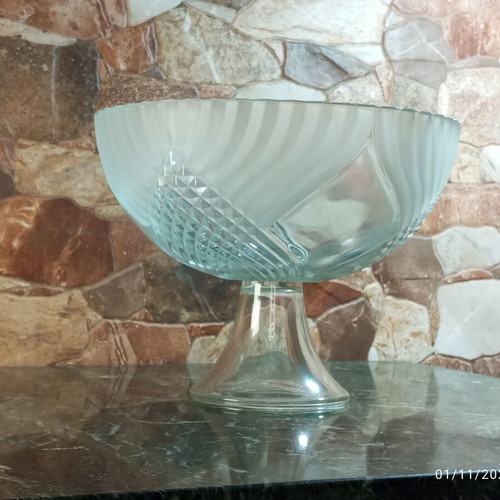 Vintage crystal and glassware collection 5 pieces 1970s new