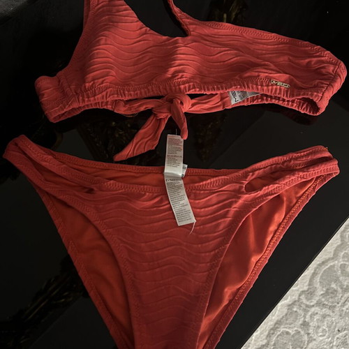 Med bikini used, coral red, size L