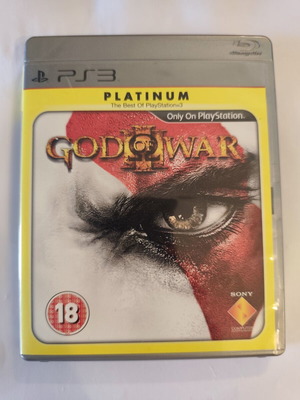 God of War III Platinum PS3 game like new PAL Europe