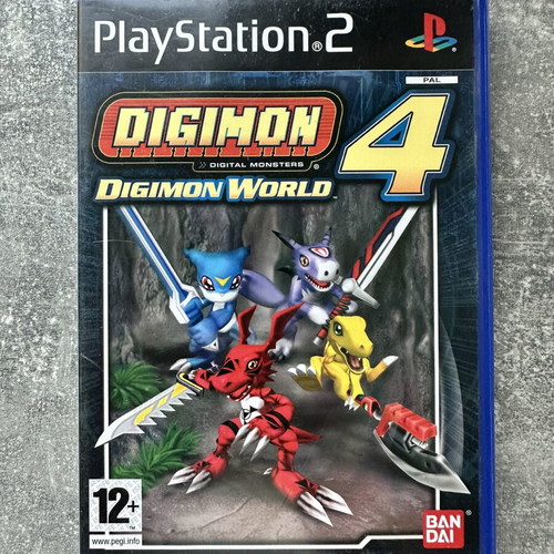 Digimon 4 Digital Monsters PlayStation 2 game used